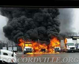 Multiple Vehicle Fire Concord Township - 2/2015