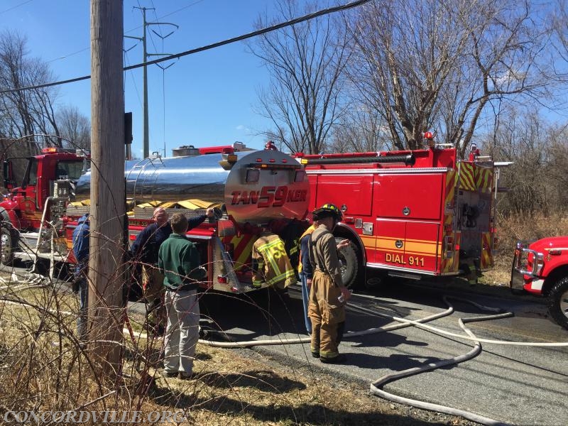 Large Brush Fire Concord Township - April 2015