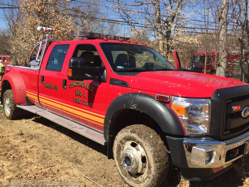 Large Brush Fire Concord Township - April 2015