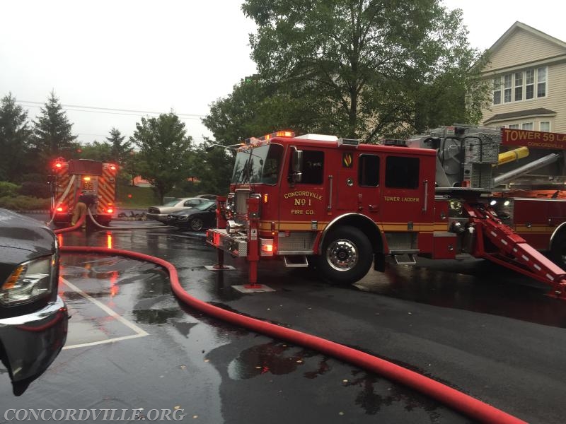 Deck Fire - Concord Township - July 2016