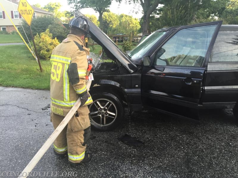 Vehicle Fire - Concord Township - July 2016