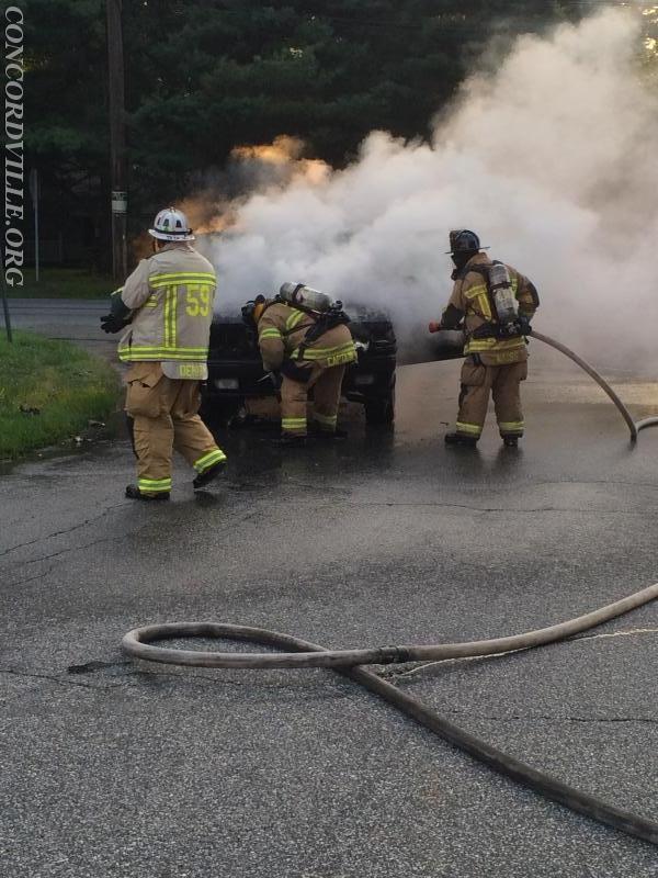 Vehicle Fire - Concord Township - July 2016