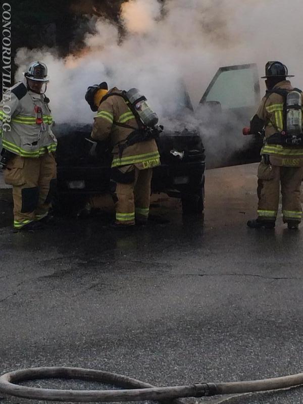 Vehicle Fire - Concord Township - July 2016